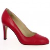 Lucie - Red leather pump