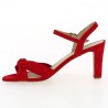 nu-pieds femme rouge 42, 43, 44, 45 Shoesissime, vue intérieure
