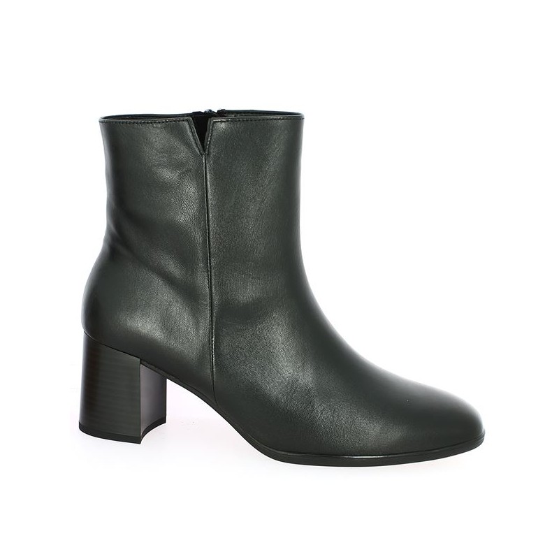 bottine noire talon femme grande taille Gabor Shoesissime, vue profil