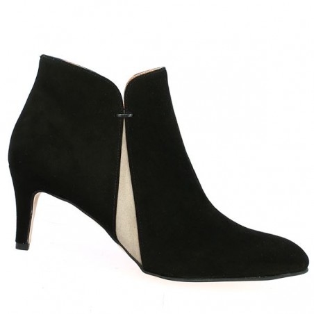 bottines femme bout pointu talon fin 42, 43, 44, 45 Shoesissime, vue profil bottines femme bout pointu talon fin 42, 43, 44, 45 Shoesissime, vue profil