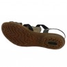 sandals large size woman Remonte black jewels R3605-02 Shoesissime, sole view