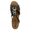 nu-piedes plat bijoux confort Remonte 42, 43, 44, 45 femme R3605-02 Shoesissime, vue dessus
