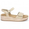 Pale pink wedge heel shoes 42, 43, 44, 45 D1N50-60 Remonte, side view
