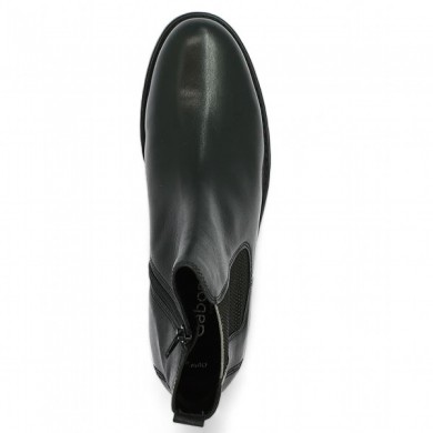 Brooke - Black leather boots Gabor 52.781.17 - Boots large size woman - Shoesissime