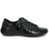 Joelle - Black patent women's sneakers - Baskets Remonte grande taille - Shoesissime