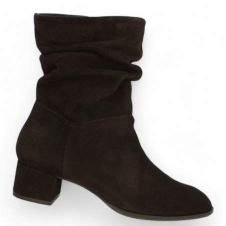 dark brown ankle boot small heel large size woman Shoesissime, view profile dark brown ankle boot small heel large size woman Shoesissime, view profile