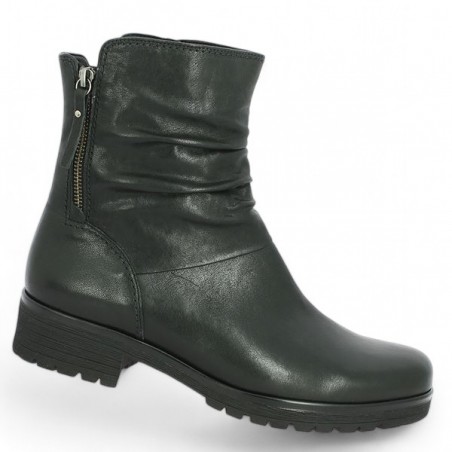 black leather boots Gabor 52.092.27 large Shoesissime size, profile view black leather boots Gabor 52.092.27 large Shoesissime size, profile view
