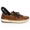 baskets femme 42, 43, 44, 45 camel  Remonte D0700-22 zip, vue semelle amovible
