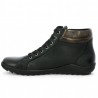 tennis montante femme marron-noir grande pointure Remonte R1458-03 Shoesissime, vue dessus