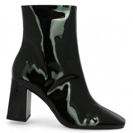 Maeva - Stylish black patent ankle boots - Women's large size ankle boots - Shoesissime Maeva - Stylish black patent ankle boots - Women's large size ankle boots - Shoesissime