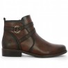 Alma - Bottines marron Remonte plates D0F77-25 - Boots Remonte grande taille - Shoesissime