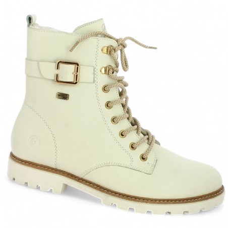 D8475-80 bottines blanche Remonte chaudes laine femme grande taille, vue profil D8475-80 bottines blanche Remonte chaudes laine femme grande taille, vue profil