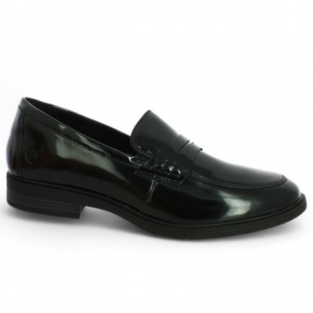 D1U01-01 mocassin noir vernis Remonte 42, 43, 44, 45 Remonte, vue coté D1U01-01 mocassin noir vernis Remonte 42, 43, 44, 45 Remonte, vue coté