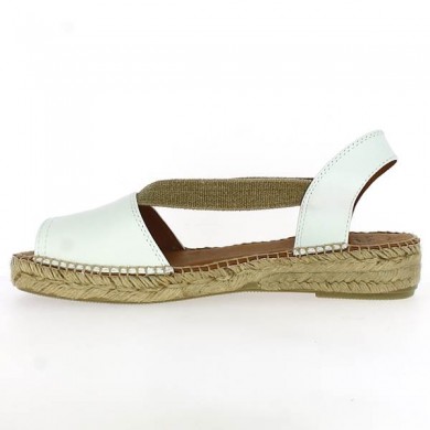 ETNA Blanc de Toni Pons - Espadrille Grande Taille Femme - Pointures 41, 42, 43, 44, 45 - Shoesissim