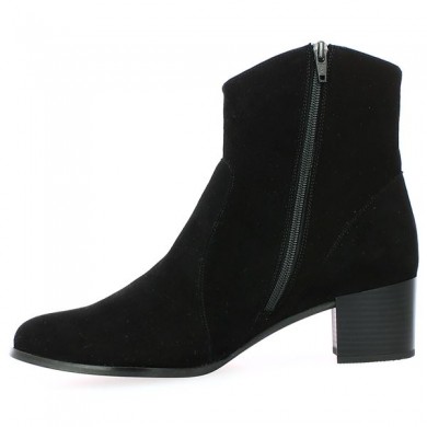 Boots santiag femme noire 42, 43, 44, 45, vue intérieure